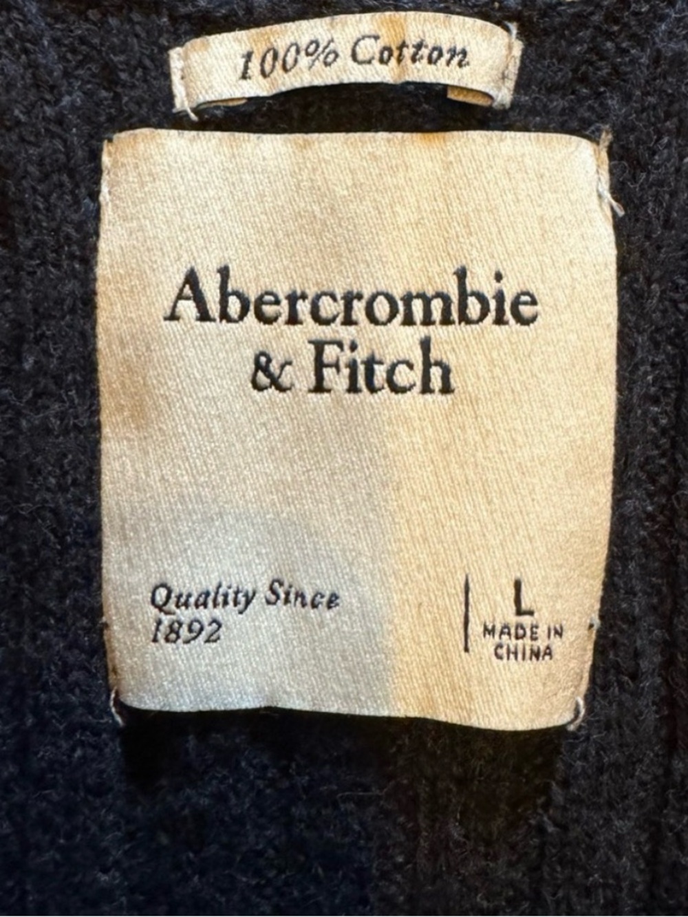 Abercrombie & Fitch Black Ribbed Sweater Tank Top - Picture 4 of 5